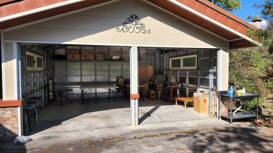 清境湘晴花園休閒木屋｜烤肉空間 實景照片 1